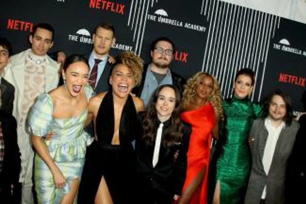 The Cast of the Umbrella Academy Attend the Netflix Premiere of Season one