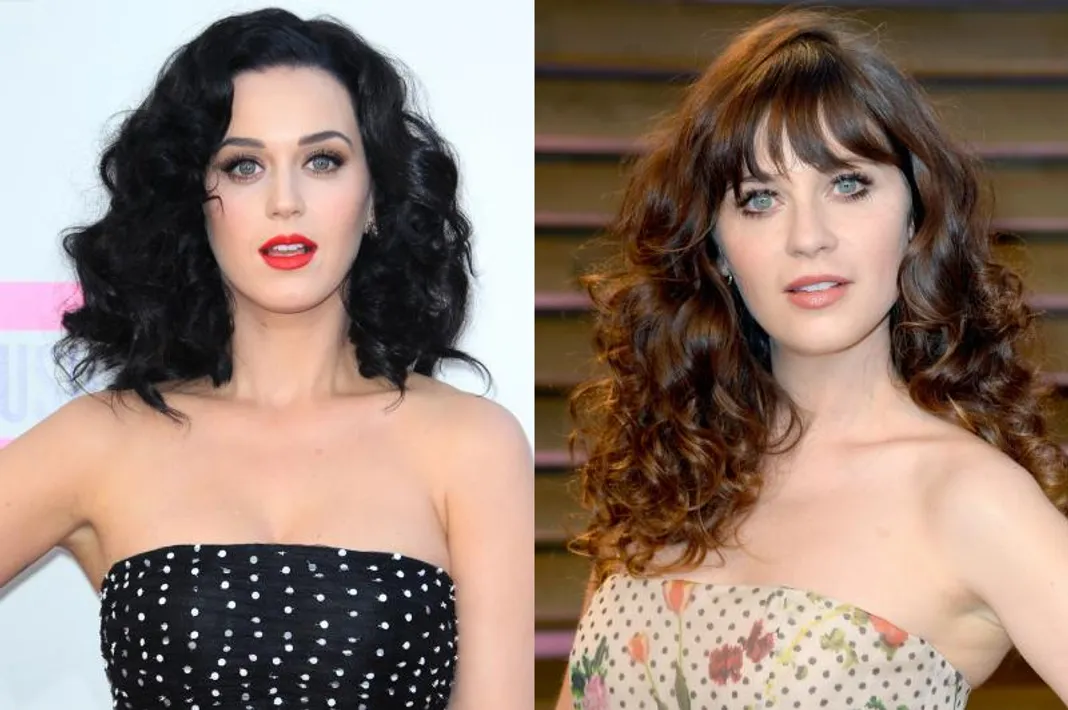 Katy Perry and Zooey Deschanel