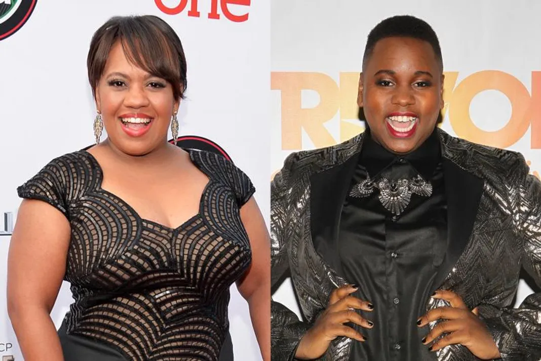 Chandra Wilson and Alex Newell