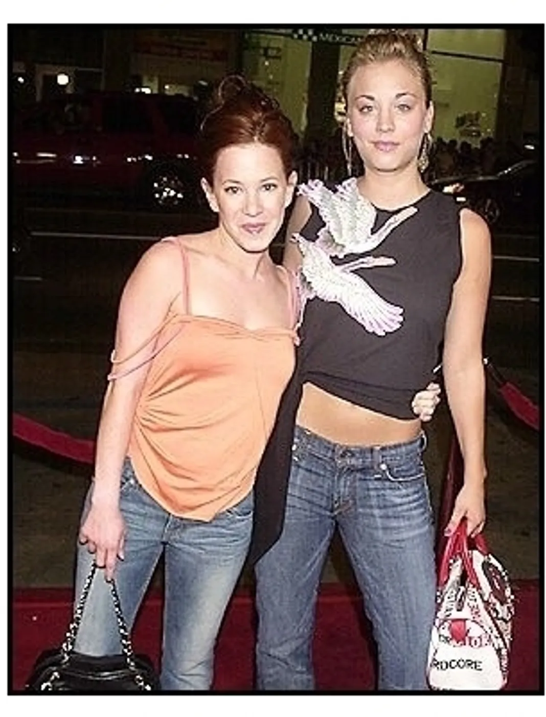 Amy Davidson and Kaley Cuoco at the
