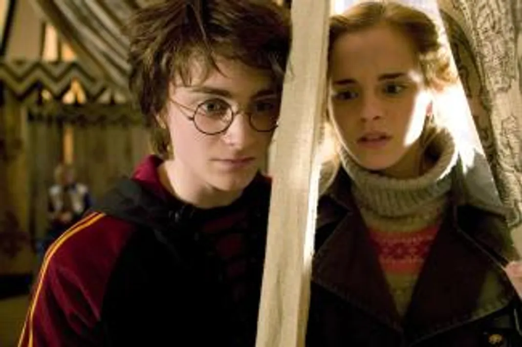 Daniel Radcliffe, Emma Watson, Harry Potter and the Goblet of Fire, Warner Bros, 090215
