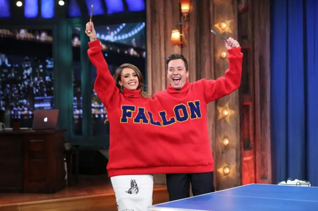 Late Night with Jimmy Fallon, Jessica Alba Late Night with Jimmy Fallon, Jessica Alba