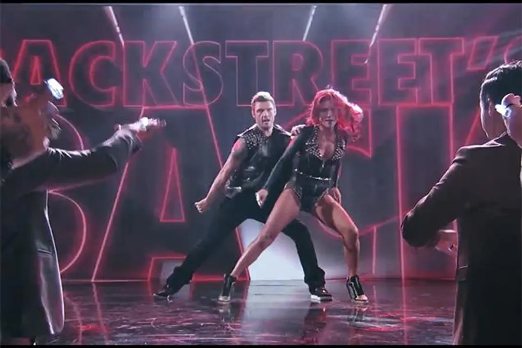 Nick Carter, Sharna Burgess, Dancing With the Stars, ABC, YouTube, 100615